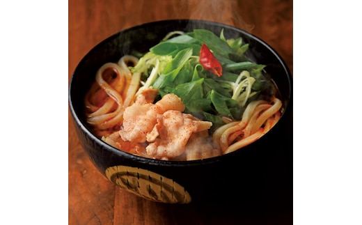 神楽門前湯治村 元祖うまから 冷凍夜叉うどん 4個セット 麺類 