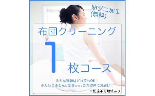 ふとんクリーニング 1枚 （なんでもOK） 
