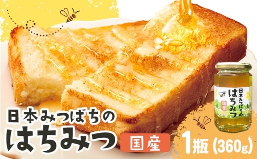 【先行予約】日本みつばちのはちみつ 1瓶360g 正木ぶどう園《2026年9月上旬‐2027年2月下旬頃発送》徳島県 美馬市 はちみつ 国産 蜂蜜 ハチミツ 送料無料---tsm_mbe8_ab92_26_14500_1k---