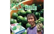 内谷農園 低温貯蔵すだち 家庭用 2kg