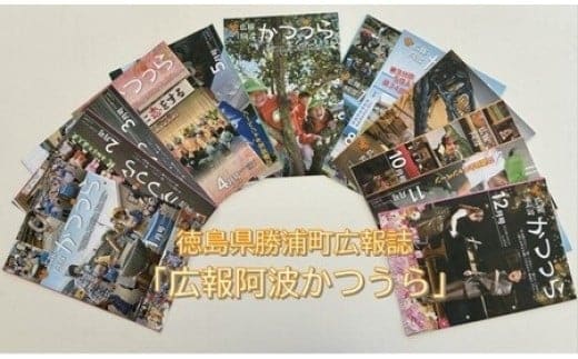 【定期便12回】広報阿波かつうら 年間購読