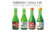 和柑橘果汁 300ml 4種セット