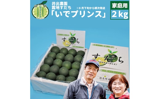 井出農園 露地すだち いでプリンス 家庭用 2kg