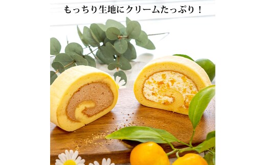 ロールケーキ3本セット（みかん×2・チョコ×1） | dショッピング