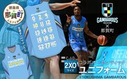 那賀町×徳島ガンバロウズ コラボオーセンティックユニフォーム (全選手・HCサイン入り) 2XOサイズ【徳島県 那賀町 バスケットボール プロチーム グッズ コラボ ユニフォーム 応援グッズ スポーツ オフィシャルグッズ オリジナル 限定】GT-03-2xo