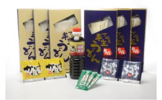 さぬきうどん 半生麺 生じょうゆ 入り セット 香川 行列のできる 店 おか泉 うどん 半生 半生うどん 讃岐うどん めんつゆ 醤油 食べ比べ うどんセット 調味料 麺類 ギフト プレゼント 贈答 讃岐 丸亀