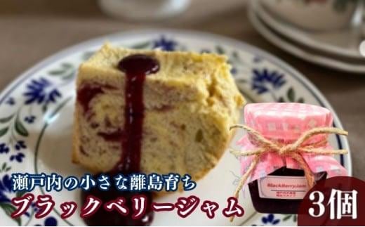 ブラックベリー ジャム 3個 セット 瀬戸内海 フルーツ 果物 ベリー 手作り 紅茶 お茶 茶 朝食 軽食 おやつ モーニング パン トースト デザート ケーキ アイス ヨーグルト 無添加 常温 加工食品 常温配送 香川県 香川 丸亀 丸亀市