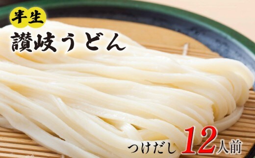 丸亀の讃岐うどん 半生麺 12人前 つけだし 本場の製麺所が本気で作った うどん 讃岐うどん さぬきうどん 半生うどん 半生 麺 麺類 個包装 常温 常温保存 簡単調理 日持ち 備蓄 さぬき 讃岐 香川県 香川 丸亀市 丸亀