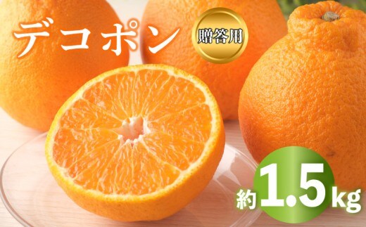 2027年 先行予約 デコポン 約1.5kg 不知火 しらぬい みかん 柑橘 蜜柑 オレンジ 果物 フルーツ 果実 旬 家庭用 1月下旬～3月中旬 配送 香川県 丸亀市