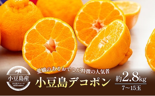 【 小豆島 】小豆島 デコポン 約2.8kg 柑橘 デコポン 不知火 果物 フルーツ 国産 くだもの さっぱり 国産 香川 香川県 土庄 土庄町