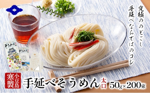 小豆島 手延べそうめん 【太口】5束入り×40箱 手延べ そうめん 素麺 麺 細うどん 箱詰め 贈り物 プレゼント お手渡し ギフト のどごし コシ 小豆島 土庄町