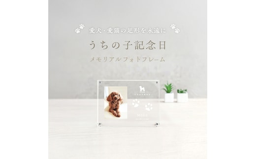 うちの子記念日 フォトフレームよこ/P-UA10Y