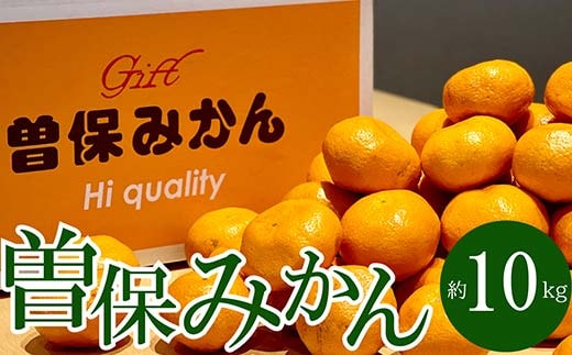 最高峰！三豊市の「曽保みかん」約10kg FAH-0022