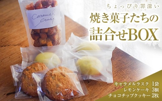 ちょっぴり罪深い 焼き菓子たちの詰合せBOX FAH-0054
