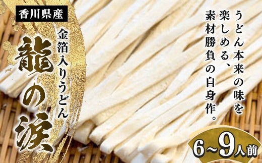 金箔入りうどん 龍の涙 6～9人前 FAH-0082
