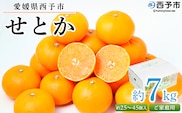 ＜愛媛県西予市産 せとか ご家庭用 約7kg＞ 訳あり 不揃い 傷 果物 フルーツ みかん ミカン 蜜柑 セトカ オレンジ 柑橘類 選べる 甘い 期間限定 食べて応援 特産品 宇都宮物産 【常温】『2026年2月下旬～4月上旬迄に順次出荷予定』