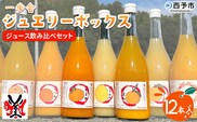 ＜一歩会 ジュエリーボックス ジュース飲み比べセット 720ml×12本入り（果汁100%ストレートジュース）愛媛 みかん＞ ミカン 柑橘 果物 フルーツ 特産品 渡江から一歩を踏み出す会 飲んで応援 愛媛県 西予市【常温】