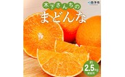 紅まどんなと同品種！＜木下さんちのまどんな 約2.5kg 家庭用＞ 柑橘類 みかん ミカン 果物 くだもの フルーツ 不揃い 自宅用 愛媛果試第28号 特産品 産地直送 マドンナ 木下農園 西宇和 愛媛県 西予市【常温】『2025年12月上旬～12月下旬迄に順次出荷予定』