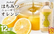 ＜Michill はちみつニューサマーオレンジ 175ml×12本＞ 愛媛県産 西宇和 ニューサマーオレンジ ジュース 国産 みかん 蜜柑 ミカン ハチミツ 蜂蜜 果汁入り飲料 セット 詰合せ 小林果園 愛媛県 西予市 【常温】『最短10営業日以内に発送予定』