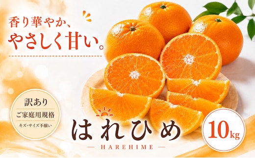 ＜訳あり 愛媛県産はれひめ 合計約10kg＞『2027年1月上旬～2月上旬迄に順次出荷予定』甘い あまい 果汁 果物 くだもの フルーツ みかん オレンジ 柑橘 人気柑橘 特産品 株式会社OSN 愛媛県 西予市 【常温】