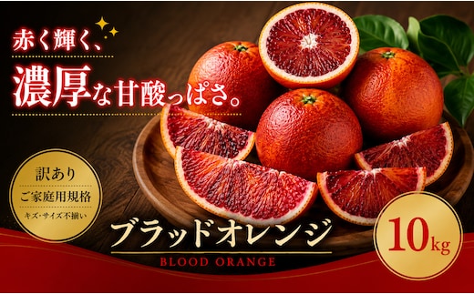 ＜訳あり 愛媛県産ブラッドオレンジ 合計約10kg＞『2027年2月下旬～4月上旬迄に順次出荷予定』 赤い 果肉 濃厚 甘い ご家庭用 果汁 果物 くだもの フルーツ みかん オレンジ 柑橘 人気柑橘 特産品 株式会社OSN 愛媛県 西予市 【常温】