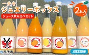 ＜一歩会 ジュエリーボックス ジュース飲み比べセット 720ml×2本入り 2回定期便＞『お申込み月の翌月より配送を開始』果汁100%ストレートジュース 愛媛 みかん ミカン 柑橘 果物 フルーツ 特産品 渡江から一歩を踏み出す会 飲んで応援 愛媛県 西予市【常温】