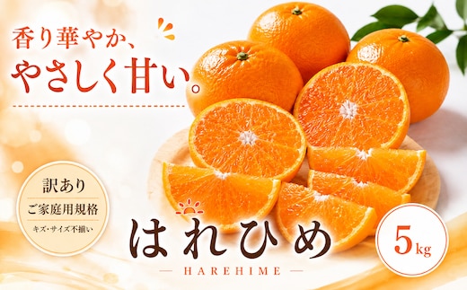 ＜訳あり 愛媛県産はれひめ 合計約5kg＞『2027年1月上旬～2月上旬迄に順次出荷予定』甘い あまい 果汁 果物 くだもの フルーツ みかん オレンジ 柑橘 人気柑橘 特産品 株式会社OSN 愛媛県 西予市 【常温】