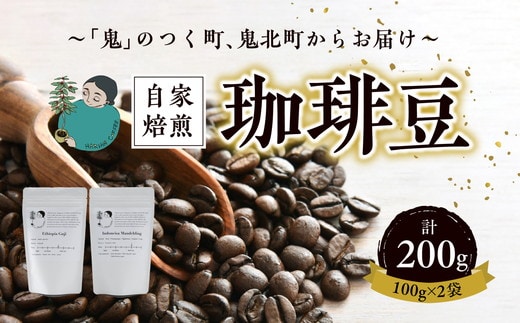 焙煎豆 お任せ2袋（約100g×2袋） ｜ 珈琲 コーヒー HARSHA COFFEE 愛媛県 鬼北町 ※北海道・沖縄・離島への配送不可