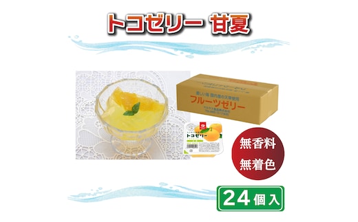 トコゼリー甘夏 ２４個入り マルヤス食品