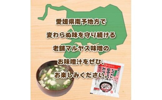 フリーズドライ 味噌 汁 みそ 即席 はだか麦 極 甘口 瀬戸内 南予 田舎