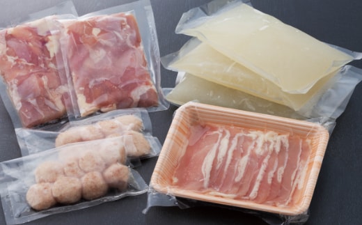 ag010土佐はちきん地鶏の鶏しゃぶ＆鶏鍋堪能セット