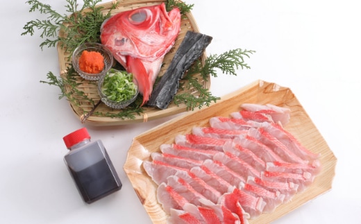 hn102いつでも好きな時に食べられる！初音の金目鯛しゃぶしゃぶセット４人前【１２回定期便】