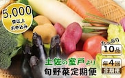 rk015【年４回お届け】レシピ付き！ 年４回春夏秋冬の旬野菜１０品お届け定期便