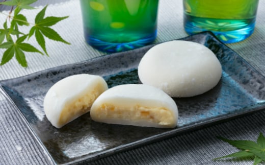 sw007室戸西山金時芋すうぃーと芋大福Ａ【8個セット】＜西山金時芋餡・濃厚クリーム・羽二重餅・室戸市限定品＞