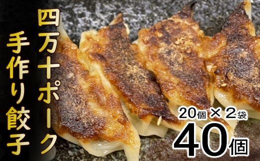 yj067ヤマジュウの特選！四万十ポーク手作り餃子４０個