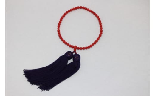 Ａ-189 赤珊瑚 片手数珠・念珠