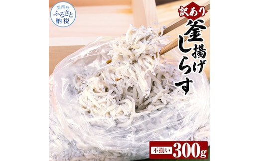訳あり釜揚げシラス300g 高知県産 釜揚げしらす 簡易梱包 わけあり 不揃い シラス 国産 釜揚げ 新鮮 しらす丼 海鮮丼 お茶漬け 冷凍配送 塩分控えめ お取り寄せ
