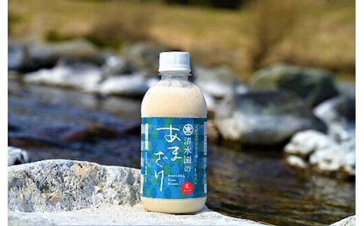 清水園のあまざけ ( 青ラベル ) 生タイプ 冷凍 350ml ４本入り 甘酒 あまざけ ノンアルコール 米 米麹 無添加 無加糖 国産 特別栽培米 生 清水園