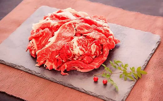 四万十町で鈴木さんが育てた希少和牛「土佐あかうし」スライス1ｋｇ／Ess-19