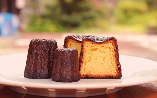 外カリッ!中もっちり!ダバダ火振と米粉の四万十カヌレ20個 ／Ias-01