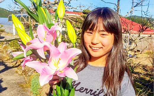 日頃の感謝を「花束」で、オリエンタルリリー【秀品3本】／Osy-01