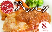 黒毛和牛・九州産豚の合挽ハンバーグ 120g×8個_Ax155-01