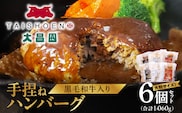 大昌園「手捏ねハンバーグ6個セット」_Ax023