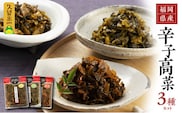 福岡県産辛子高菜3種セット_Ca207