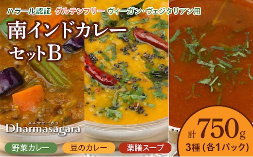 ダルマサーガラ 南インドカレーセットB