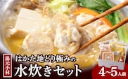 湯元小林　はかた地どり極みの水炊きセット《4～5人前》