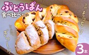 ぶどうぱん食べ比べセット（3本） _Cx242-03