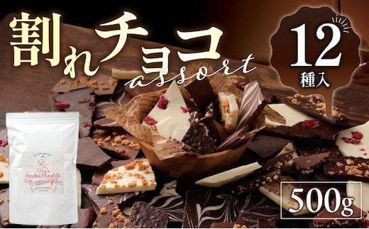 割れチョコアソート 12種（準チョコレート）500g