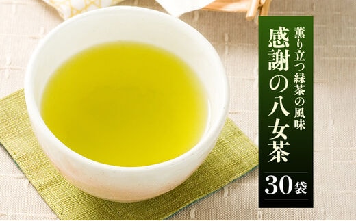 感謝の八女茶 30袋入_Ex209