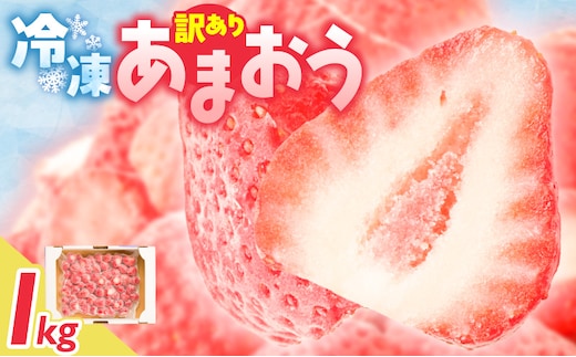増永農園 訳あり冷凍あまおう 1kg _Fi081-02